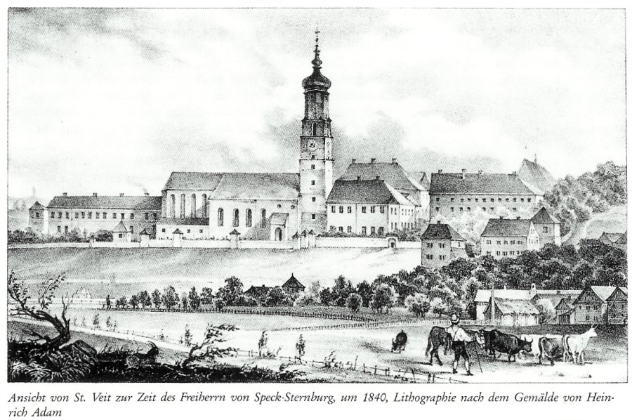 Kloster St. Veit zur Zeit des Freiherrn Speck von Sternburg